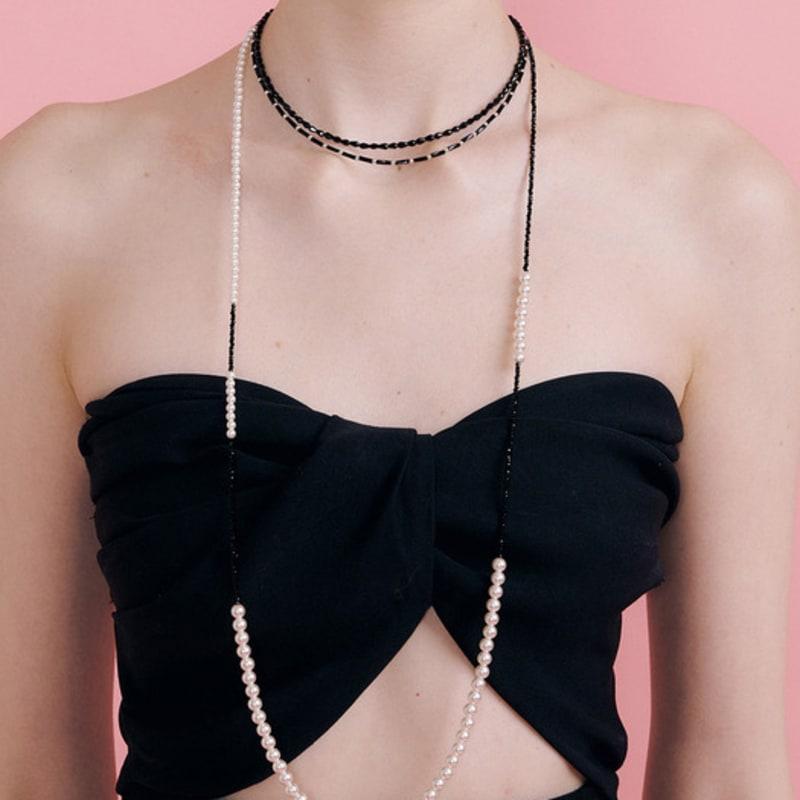 

MATIAS Black pearl Necklace Pearl