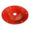 Working Disc for Rotary Mower 1.65 Thick, 5 Square Holes, Powder Coated