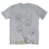 The Beatles Bubbles T-Shirt Grey New