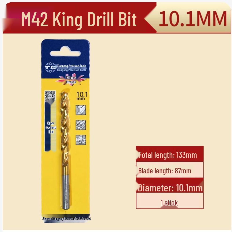 Tiangong M42 Overlord 8% Cobalt High-Speed Steel Twist Drill Bit for Stainless Steel