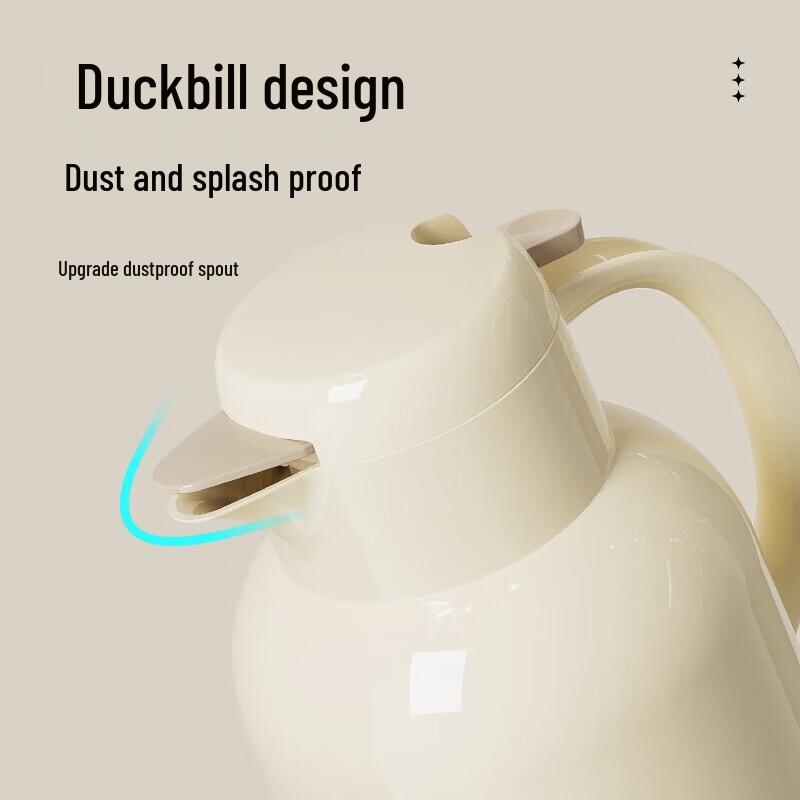 JEKO&JEKO Large Capacity Glass Lined Insulated Kettle