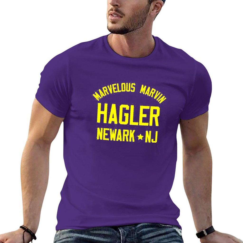 Marvin hagler T-Shirt Übergrößen süße Kleidung Trainingsshirts für Männer