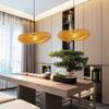 Bamboo Lantern Pendant Lamp Japanese Style Retro Hanging Chandelier Restaurant/Teahouse Bar Ceiling Lighting Fixture