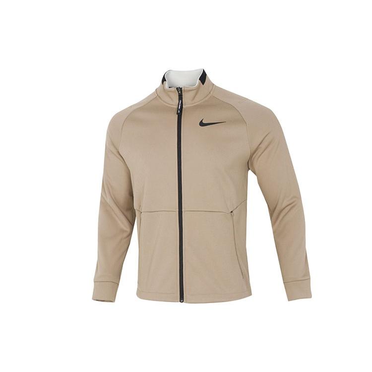 Nike Full-length zipper Cardigan Long Sleeves Training Jacket Khaki Men s DM5941-247 S