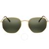 Ray Ban HexaGonal Flat Lenses Green Classic G 15 Unisex sunGlasses Rb3548n 001 54