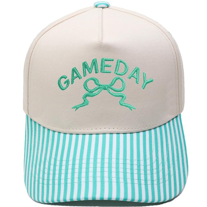 GAMEDAY Truck driver hat three-dimensional embroidery retro color matching baseball cap European and American men's and women's casual hat