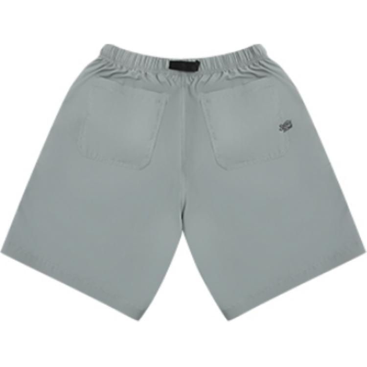 Mizuno Mountain Series Outdoor Solid Color Simple Print Letter Logo Mid Waist Waterproof Casual Shorts Men shorts Aqua-Green D2CF41H3-16
