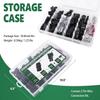 Kikerike 286Pcs 25 Kits Waterproof Automotive Electrical Connectors 2 Male&Female Pin 22-14AWG Wire Harness Spark Plug Connector Terminals Plug Kit