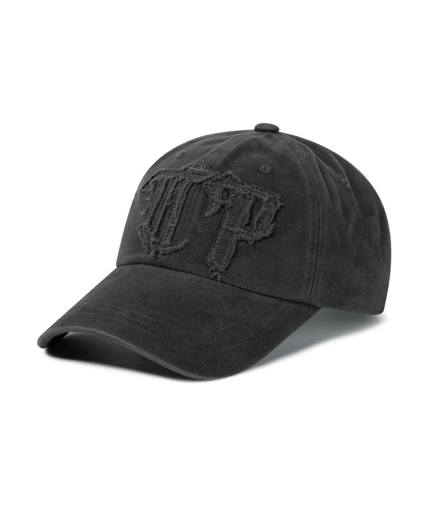 Tepoleu Gothic Patch Washed Ball Cap - Charcoal