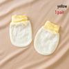 Pure Cotton Baby Anti-Scratch Mittens for Newborns 0-3 Months, All-Season, Thin Style for Spring & Autumn