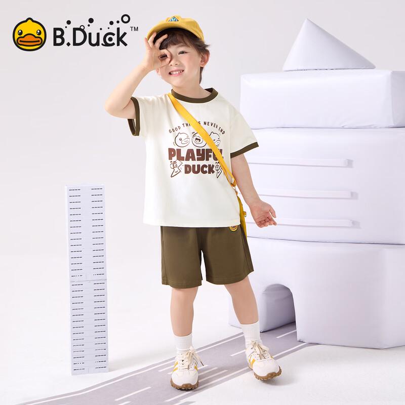 B.Duck Boys' Short Sleeve T-Shirt & Shorts Set