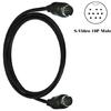 S-Video Cable for TV VCR DVD Camcorders Video Cards Mini Din 10Pin Male To Male