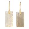Boucles d'oreilles en cristal blanc européennes et américaines: Agate Blanche Haut de Gamme avec Crochets en Cuivre Plaqué Or