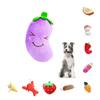 Food Dog Simulation Sound Plush Toy Pet Accessories Teeth Grinding Play Gift