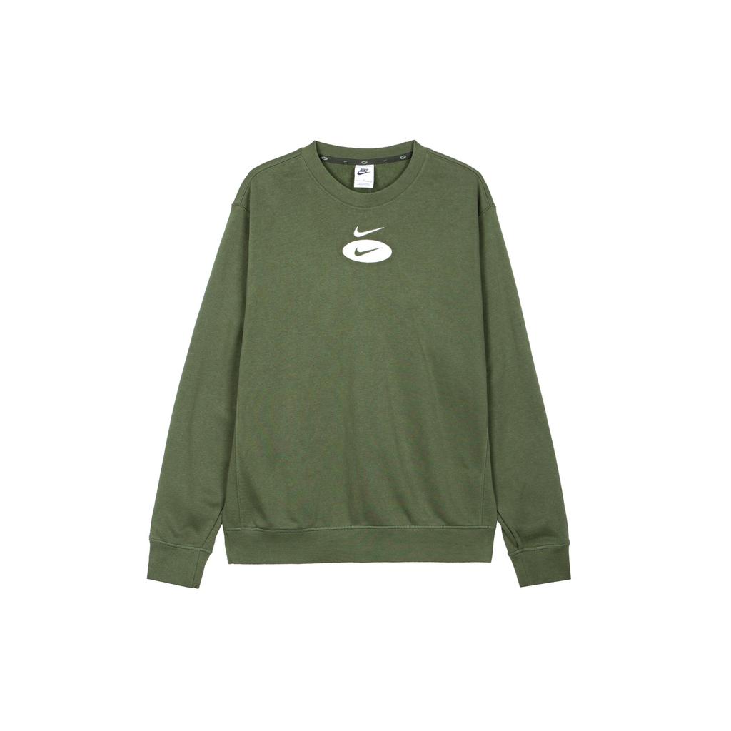 Nike Sweatshirts Men's Rugged Green Crew Neck Thickened Other DM5461-326