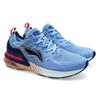 Li Ning Lan One Piece Woven Sports Shock Absorption Rebound Low Top Running Shoes Women Sneaker Blue ARHP214-3