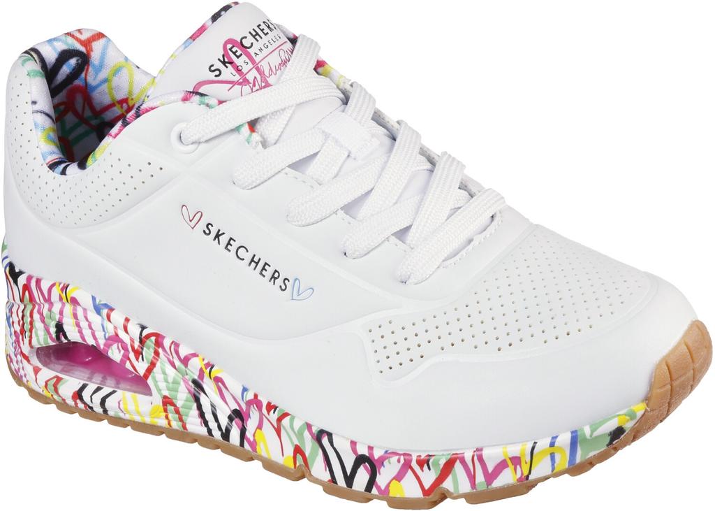 Кроссовки Skechers x JGoldcrown: Uno - Loving Love white