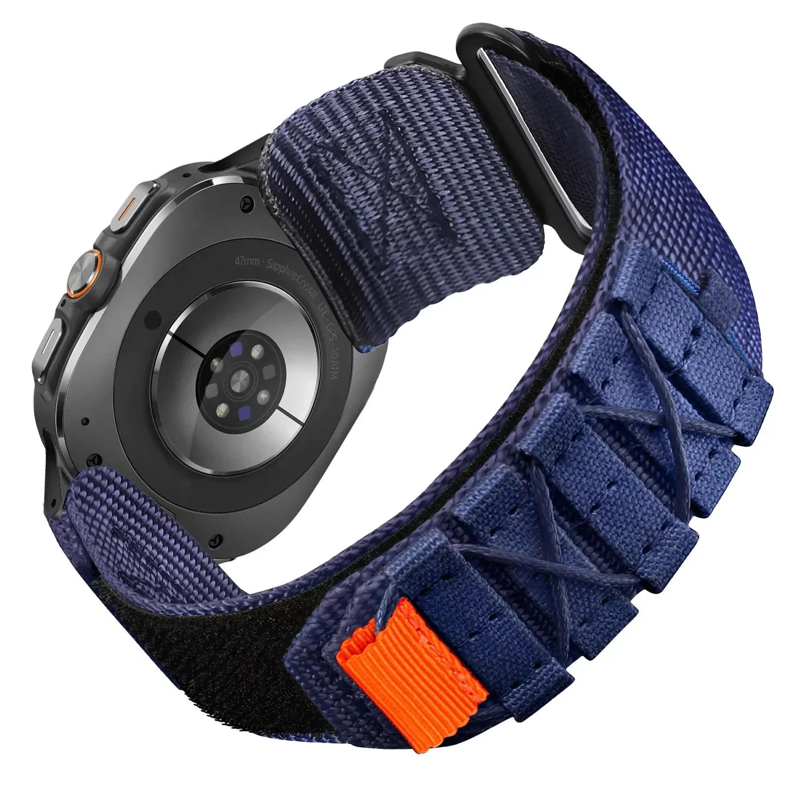 

Нейлоновий ремінець без зазорів для Samsung Galaxy Watch 7 Ultra 47 мм Quick Fit Band Спортивний браслет для Galaxy Watch Ultra 47 мм браслет Galaxy Watch 7 Ultra&S