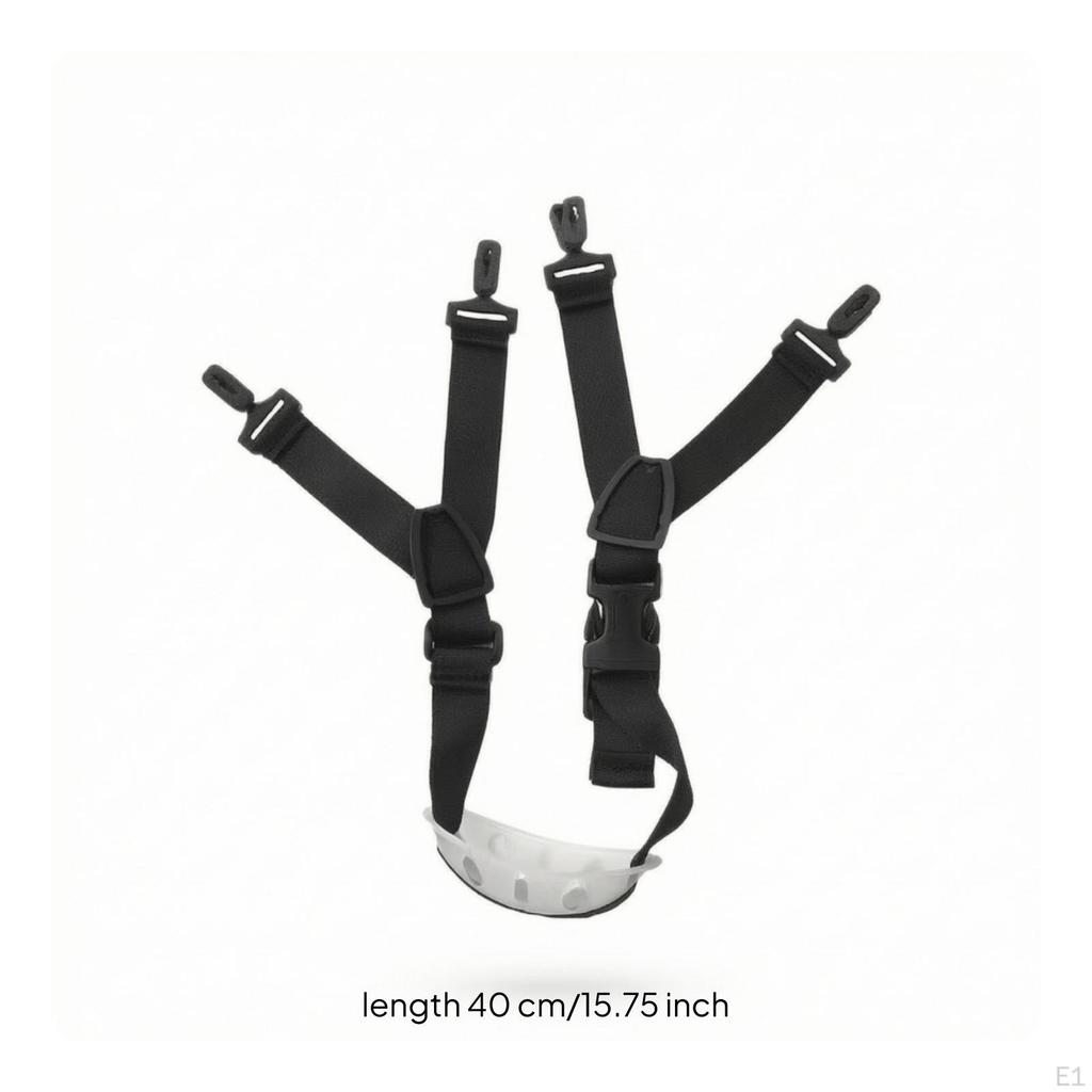 Helmet Strap with Chin Cup YShaped MultiPoint Adjustment for Construction Workers,