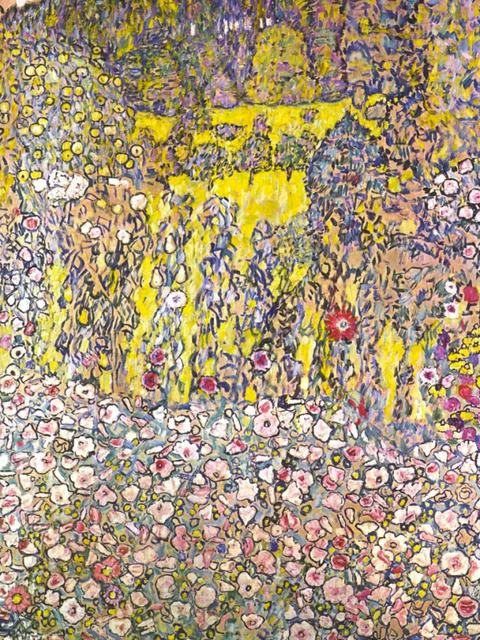 Gustav Klimt Flower Garden Diamond Painting 2022 New Collection Courtyard Landscape Diamond Embroidery Full Cross Stitch Q368