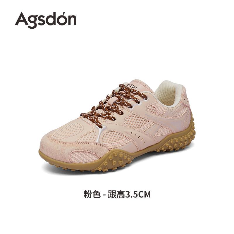 Augustine platform German training shoes women's 2025 new autumn white retro casual shoes ballet mountaineering sports shoes