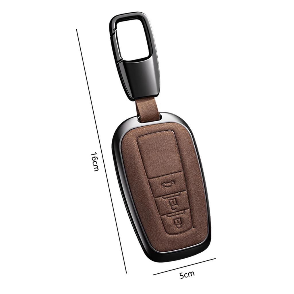 PEICHI Leather Remote Control Key Case Cover Compatible Crown 220 Series New Corolla RAV4