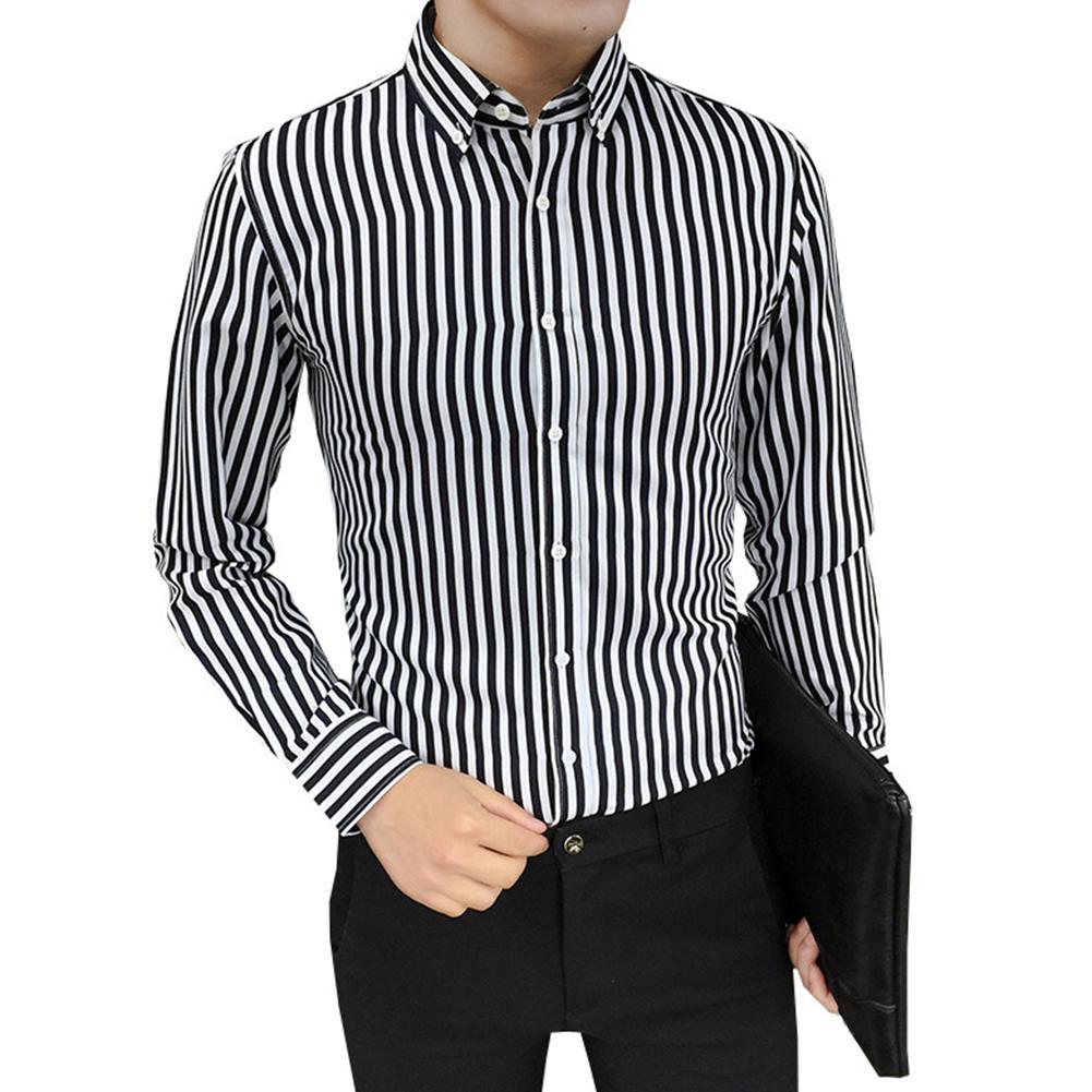 Buy Fashion Men Tops Casual Shirts Slim 