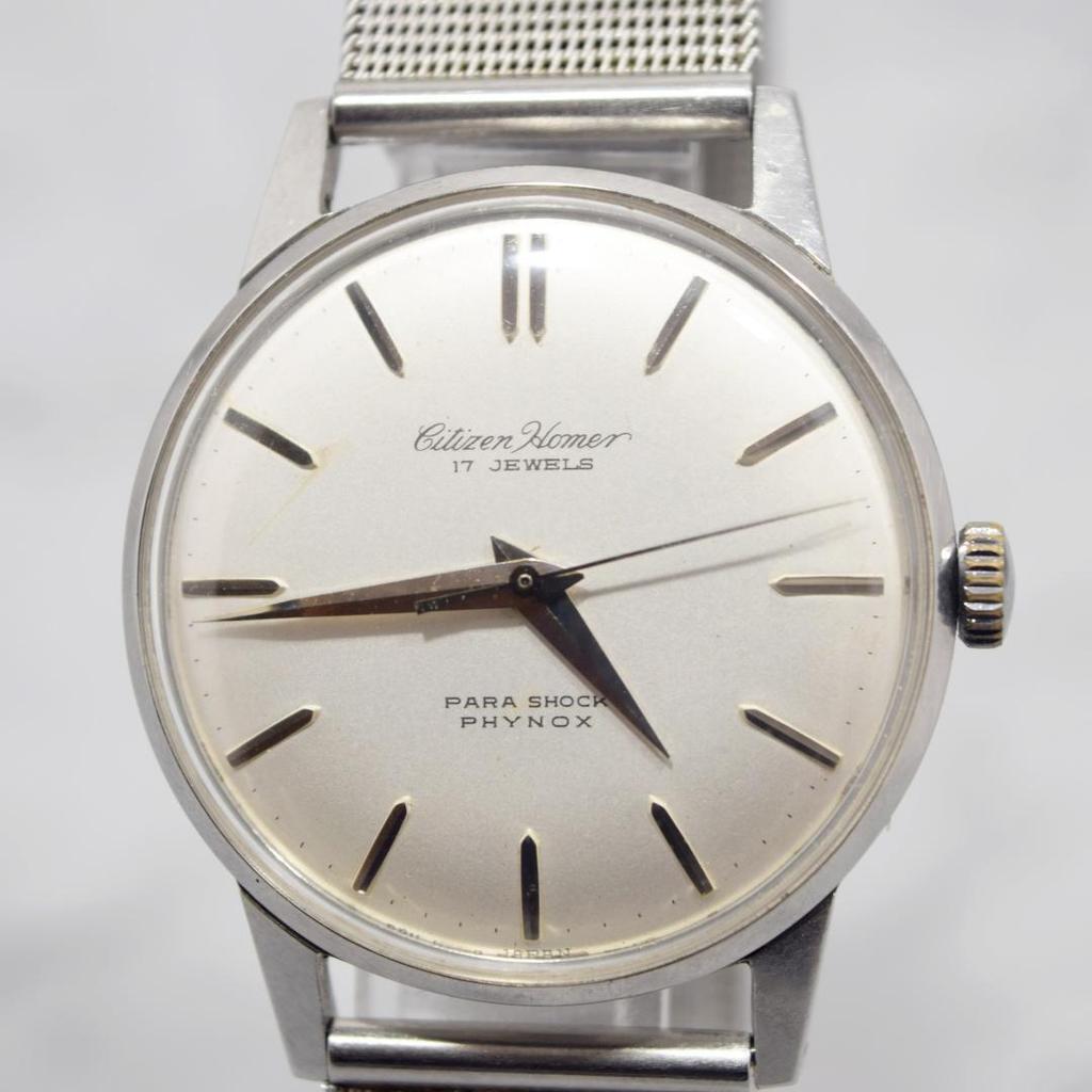 Used Good condition, 1962 CITIZEN Homer manual wind men's watch