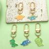 Temu Alloy Drip Oil Dinosaur Keychain Pendant Charm