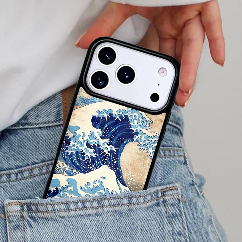 Ukiyo-e Japanese style Art Phone Case for iPhone 17ProMax 12 13 14 15 16e 17 Pro Max Plus Air Cover