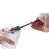 Long-handled Silicone Cup Brush No Dead-end Silicone Milk Bottle Brush  Glass Cup