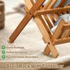 Bamboo Dish Drainer Drying Rack with Utensil Box 20 Slots Double Layer Bowl and Dish Holder Collapsible Dish Plate Storage Rack