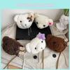 Fashionable Mini Plush Teddy Bear Purse For Girls With Cartoon Animal Pattern