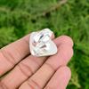 Rainbow Moonstone Stone Bezel Solitaire Handmade Mother Ring Jewelry 925 Silver