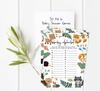 Inkdotpot 50 BabyA  AlphabetA  ABCA  GameA  Floral & Animals Baby Shower Game Gender Neutral Party