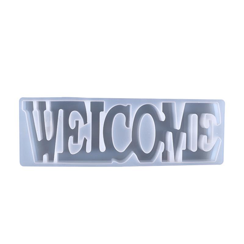 Poppy DIY Epoxy Mold: WELCOME Silicone Letters for Sign Making