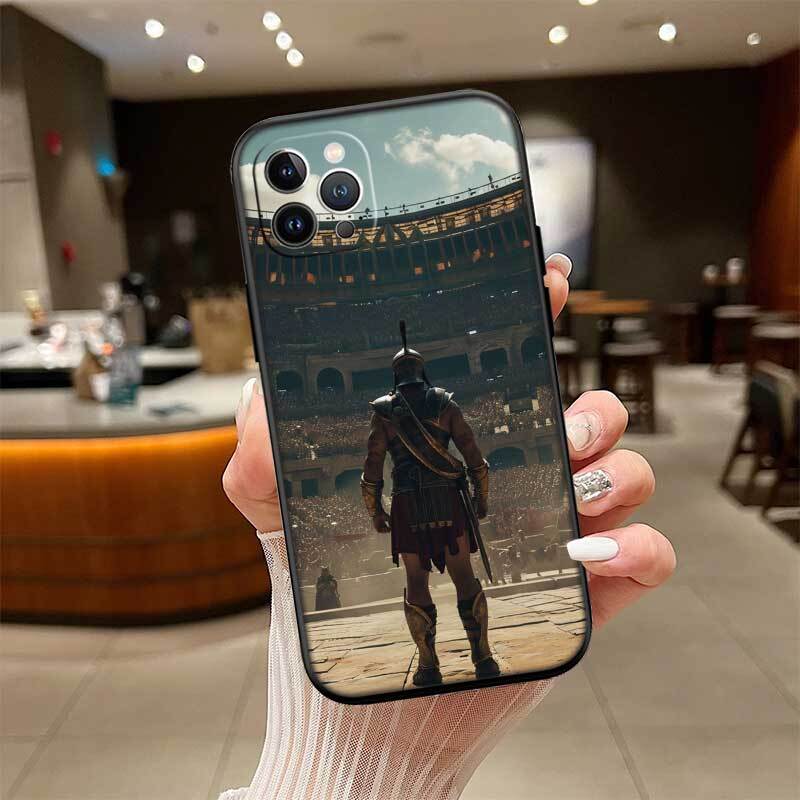 Spartan Warrior Shockproof Phone Case for iPhone 6 6s 7 8 11 12 13 14 15 16 17 16E XS Pro Max XR X SE Air