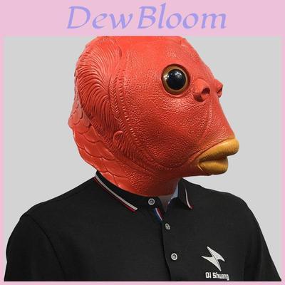 Whimsical Colorful Fish Head Mask For Fun Parties And Holiday Celebrations