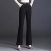 Women's Korean-Style Micro-Flare Elastic Trousers