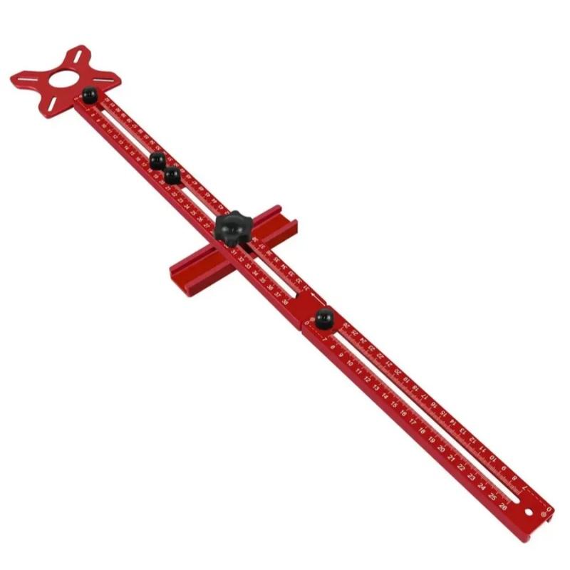 

3 в 1 фрезерный станок, кронштейн для фрезерования пазов, деревообработка, резка и фрезерование, циркулярный инструмент, вспомогательные инструменты для круглого сверления красный