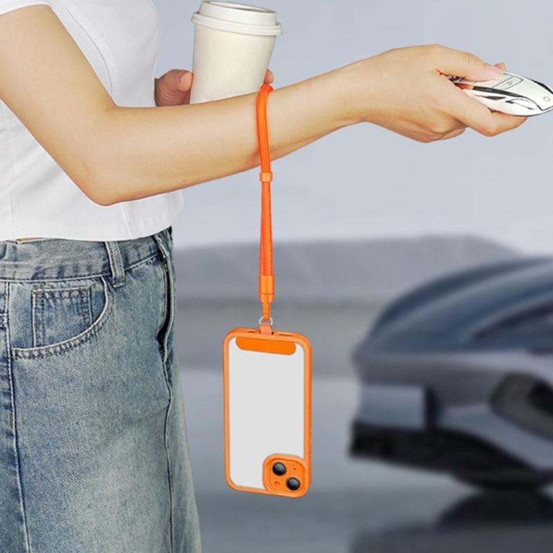 Hand Wrist Strap Lanyard with Tether Tabs Phone Lanyard Universal for Mobile Phone Cellphone Lanyard Auto Locking Strap