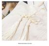 Women's Retro Chinese Jacquard Satin Camisole Vest with Frog Buttons - Slim Fit for Summer 2026