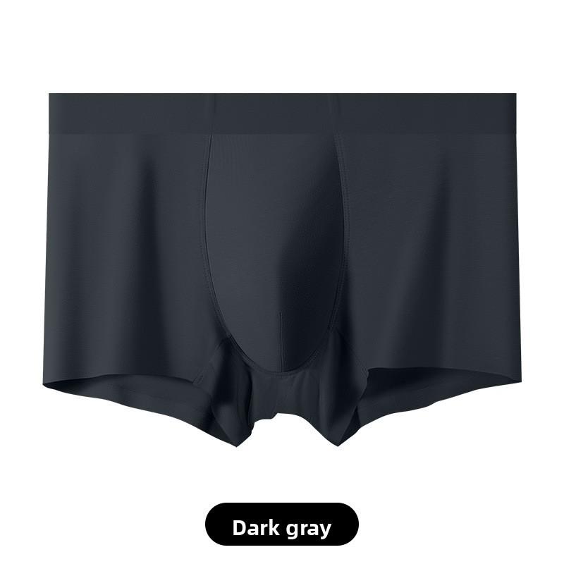 Men Spring and Summer New Xinjiang Cotton Without Trace In The Waist Flat Angle Underwear