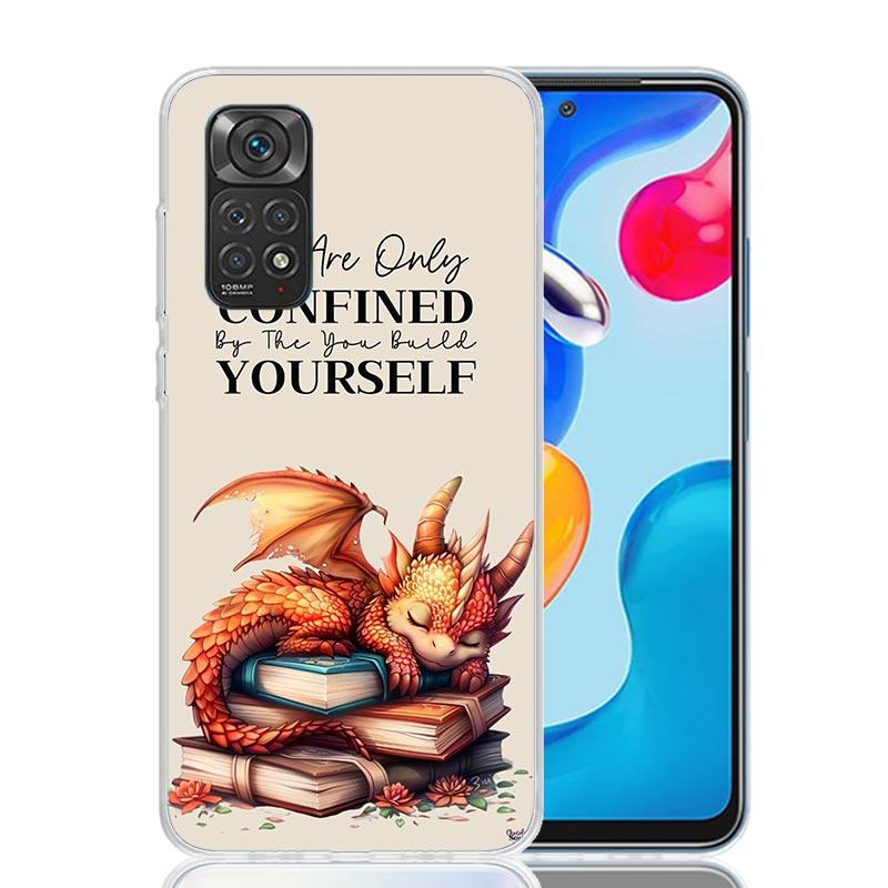 

F-Fourth W-Wing Dragon Phone Case For Xiaomi Redmi Note 15 14 13 12S 12 Pro Plus 11S 11E 11 11T 10S 10 Art Soft Pattern Cover Re Redmi Note 12 Pro 4G