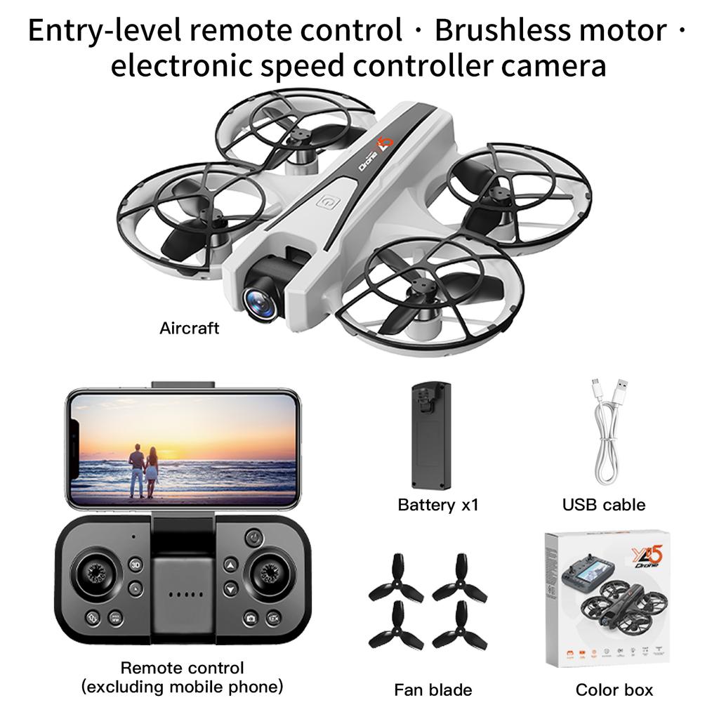 YL05 Drone 8K HD Camera Screen Remote Control Brushless RC Helicopter 360° Flip Quadcopter Dron RC Toys Gift For Kid Boy