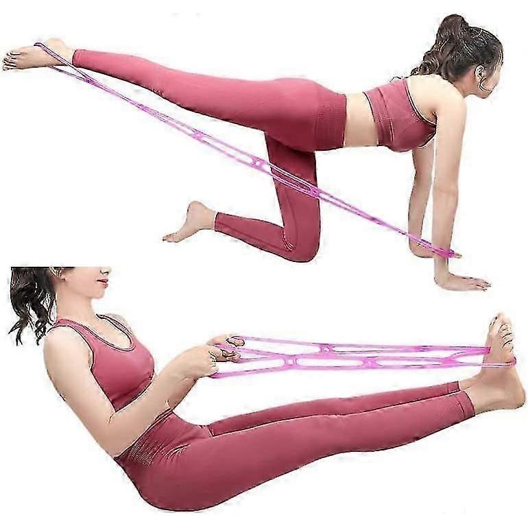 7 Rings Resistance Bands, Fitness Bands Arm and Back Training Elastic Rope Shoulder Stretch Bands Fitness Equipment for Physical Therapy, Yoga, Pilate