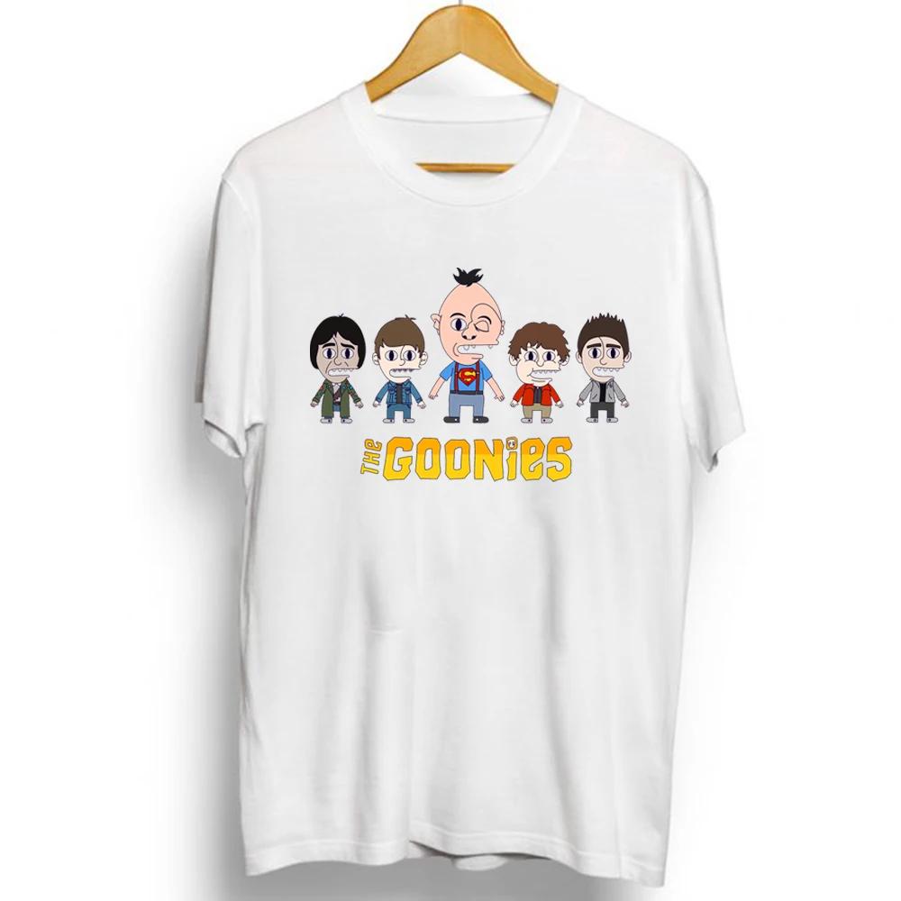 The Goonies Never Say Die Gothic skull  Print art T-Shirt unisex  Graphic tshirts 100% Cotton Casual Horror Movie Tees Tops