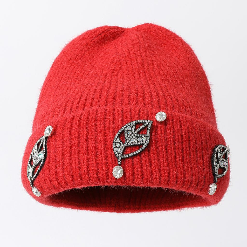 Winter Wool Hat Trendy Versatile Knitted Hat Thickened Cold Protection Ear Protection Cold Hat