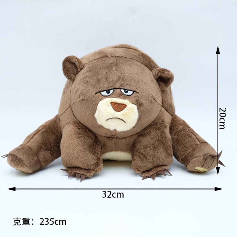 New HOPPERS Plush Beaver Transformation Plan Animation Peripheral Plush Toys as the picture 1