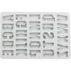 26 Cavity Alphabet Crayon Molds Letter Silicone Candy Mold For Candy
